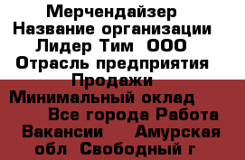 Мерчендайзер › Название организации ­ Лидер Тим, ООО › Отрасль предприятия ­ Продажи › Минимальный оклад ­ 16 000 - Все города Работа » Вакансии   . Амурская обл.,Свободный г.